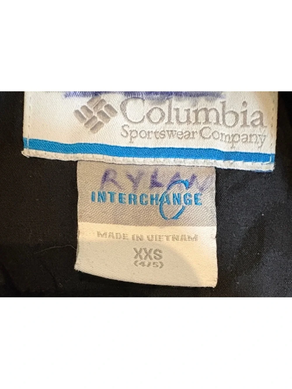 Columbia Black Softshell Fleece Jacket - 4T/5T